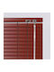 BetterHome 836437 Aluminum Shading Blind In Red Colour W120xH120cm