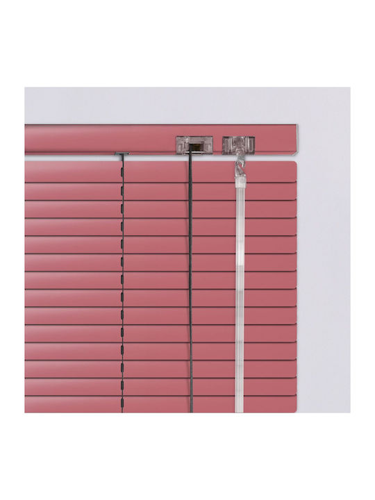 BetterHome 846332 Aluminum Blinds in Pink Color Width 80cm Height 160cm