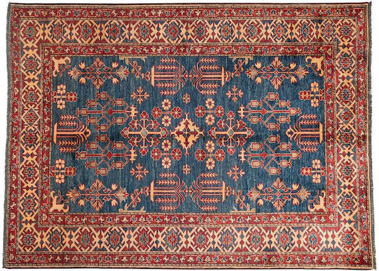Covor Clasic Handmade Kazak 153x204 Cm Roșu