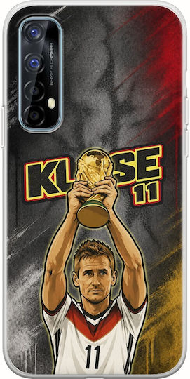 World Stars Collection Miroslav Klose Realme 7 Flexible TPU Transparent Silicone Case