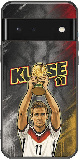 Калъф World Stars Collection Miroslav Klose Google Pixel 6 Pro 5g Черен TPU Черен Силикон