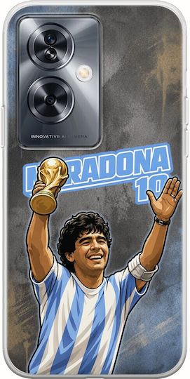 Калъф World Stars Collection Diego Maradona OnePlus Nord N30 SE 5G Гъвкав TPU Прозрачен Силикон