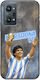 Калъф World Stars Collection Diego Maradona Realme GT 2 5G Черен TPU Силикон