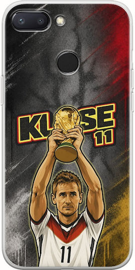 Калъф World Stars Collection Miroslav Klose Xiaomi Redmi 6 Гъвкав TPU Прозрачен Силикон
