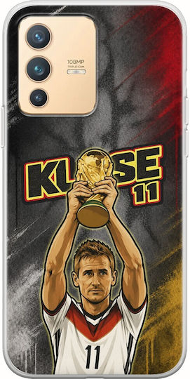 Калъф World Stars Collection Miroslav Klose Vivo V23 5g Гъвкав TPU Прозрачен Силикон