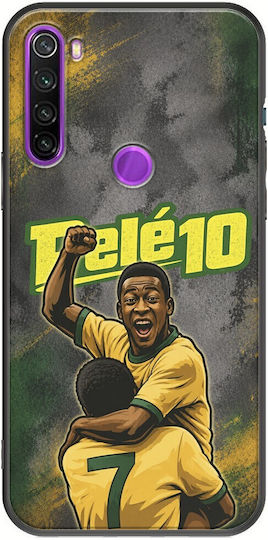 World Stars Collection Pele Case Xiaomi Redmi Note 8 2021 Black TPU Black Silicone