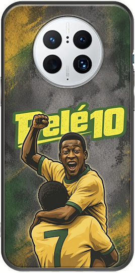 Husă World Stars Collection Pele Huawei Mate 50 Pro Black TPU Siliconă Neagră