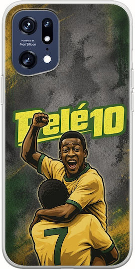World Stars Collection Pele Case Oppo Find X5 Pro 5g Flexible TPU Transparent Silicone