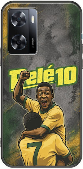 Θήκη World Stars Collection Pele Oppo A57 4g Black Tpu Μαύρη Σιλικόνη