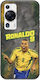 Handyhülle World Stars Collection Ronaldo Huawei P60 Schwarze Tpu Schwarz Silikon