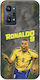 World Stars Collection Ronaldo Case Realme GT 2 5G Black TPU Black Silicone
