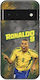 Husă World Stars Collection Ronaldo Google Pixel 6 5g Black TPU Neagră Silicon
