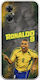 World Stars Collection Ronaldo Case Xiaomi Poco M4 5G Flexible TPU Transparent Silicone