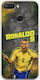 World Stars Collection Ronaldo Case Xiaomi Mi 8 Lite Flexible TPU Transparent Silicone