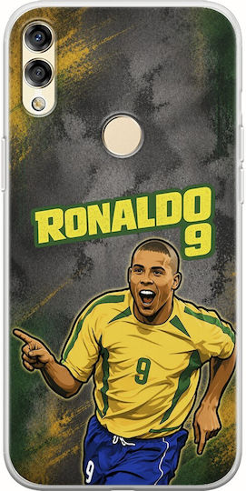 World Stars Collection Ronaldo Huawei Honor 8X Flexible TPU Transparent Silicone Case