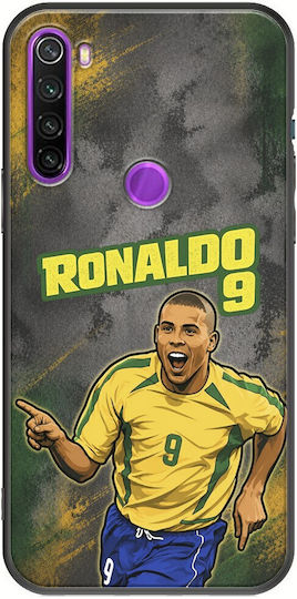Калъф World Stars Collection Ronaldo Xiaomi Redmi Note 8 2021 Черен TPU Силикон