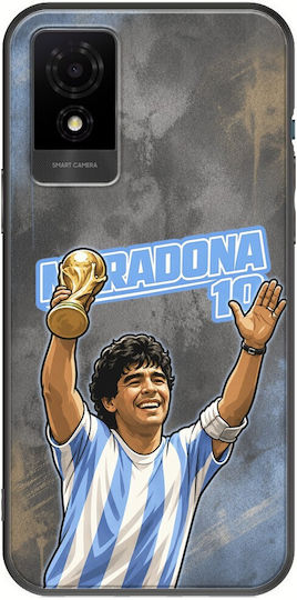 Калъф World Stars Collection Diego Maradona Tcl 501 Черен Tpu Силикон