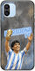 Калъф World Stars Collection Diego Maradona Xiaomi Redmi A2 Черен TPU Силикон