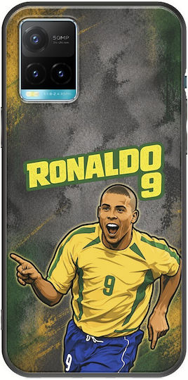 Калъф World Stars Collection Ronaldo Vivo Y21s Черен TPU Силикон