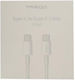AGC USB 2.0 Cable USB-C male - USB-C 1m CA-1015 6τμχ