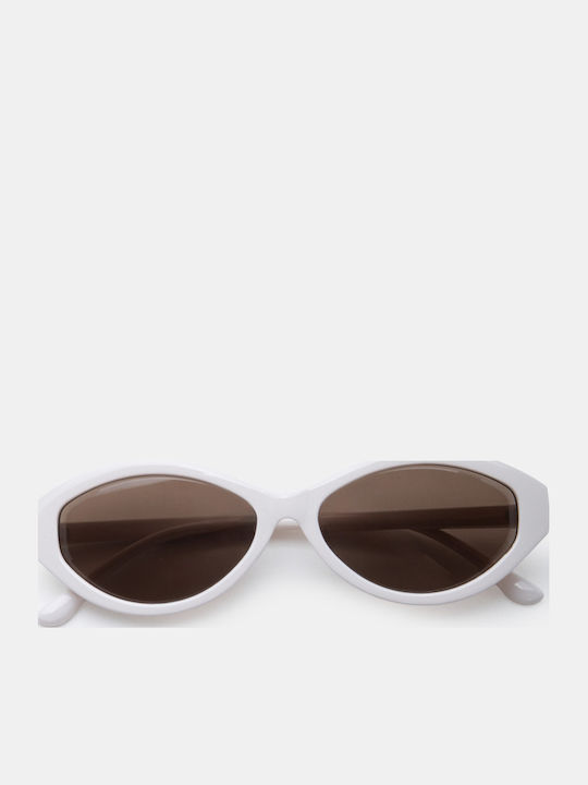 Luigi Unisex Ochelari de Soare Cu Culoare Full Face Alb 4918304