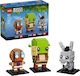LEGO Brick Headz Shrek, Donkey și Gingy Figuri pentru 10+ Ani 259 buc