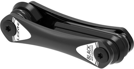 Мултифункционален инструмент за велосипед Lezyne Rap Ii 6 Black Multi Tool