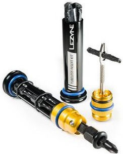 Kit de reparare a anvelopelor pentru bicicletă Lezyne Dual Insert Kit L