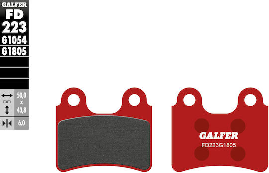 Galfer Brake Pads Kh303 Trial Special Mix Red