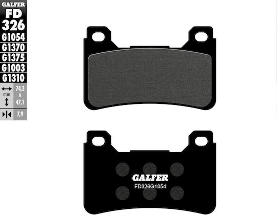 Galfer Kh390 Plăcuțe De Frână Semi-Metalice Pentru Bicicletă Honda Cbr 600/1000rr Față