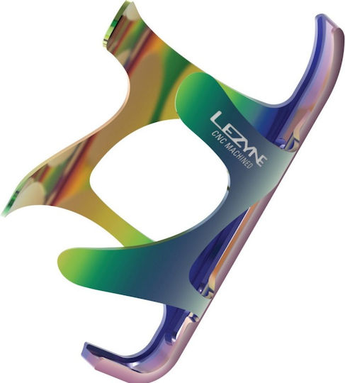 Cușcă pentru sticle de bicicletă Lezyne Cnc Cage Al Neo Metallic