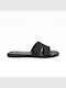 Damen Flache Schwarze Sandalen