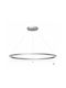 Slamp Lumini Suspendate Argintiu LED Cu Alb Cald