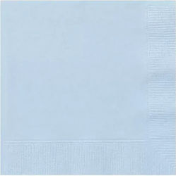 Салфетки Светлосини Луксозни.1п.24x24 500л