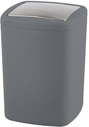 Wenko Barcelona Plastic Bathroom Bin 8.5lt Dark Green