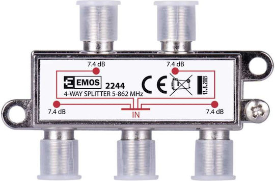 Splitter 1 Intrare 4 Ieșiri Eu2244 J0004