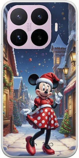 Θήκη Xmas Cartoons Minnie Xiaomi 17t 5g Flexible Tpu Διάφανη Σιλικόνη