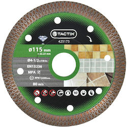 Tactix Δίσκος Κοπής Δομικών Υλικών 115mm