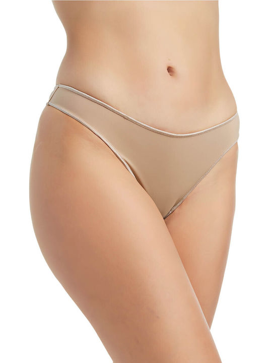 Nina Club Γυναικεία Slip 2Pack Μπεζ