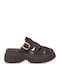 Women's Flat Sandals Flatforms Brown