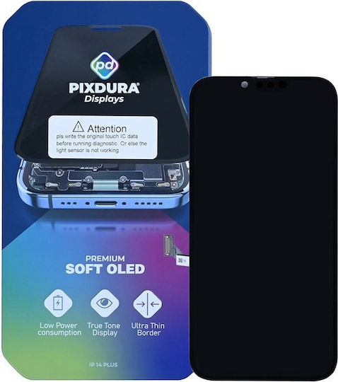 Екран със Сензорен Механизъм за iPhone 14 Plus (Черен)
