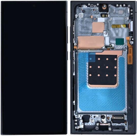 Ersatzbildschirme Für Mobiltelefone Mit Touch-Mechanismus Und Rahmen Für Galaxy S24 Ultra Schwarz
