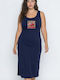 A.A UNDERWEAR Summer Women's Nightgown Blue