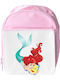 Children's Bag Ariel Pink 33x25x10cm