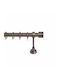 Import Hellas Metallisches Vorhangstangen Tapa Einzeln Φ25mm 240cm Bronze