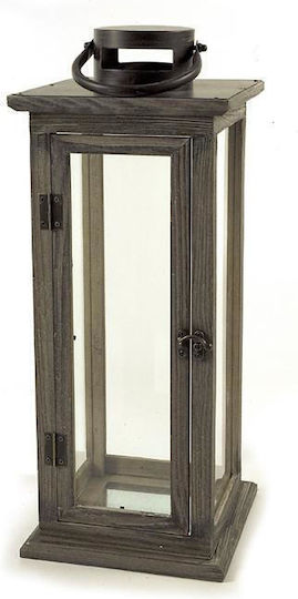 Zaros Laterne Hölzernes Braune 20x52cm