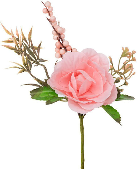Boutonniere Pink Rose 20cm