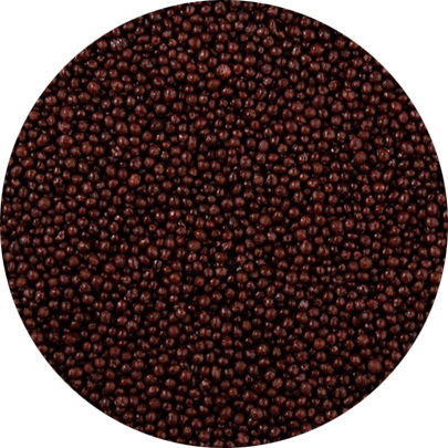 Essbare Kuchendekorationen Sprinkles Mohnsamen Zucker Braun 50gr