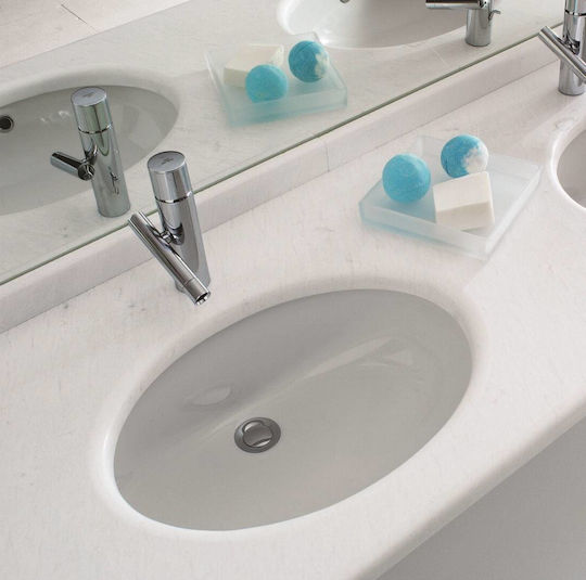 Ideal Standard Vessel Porcelain Bathroom Sink 52x41x21cm White