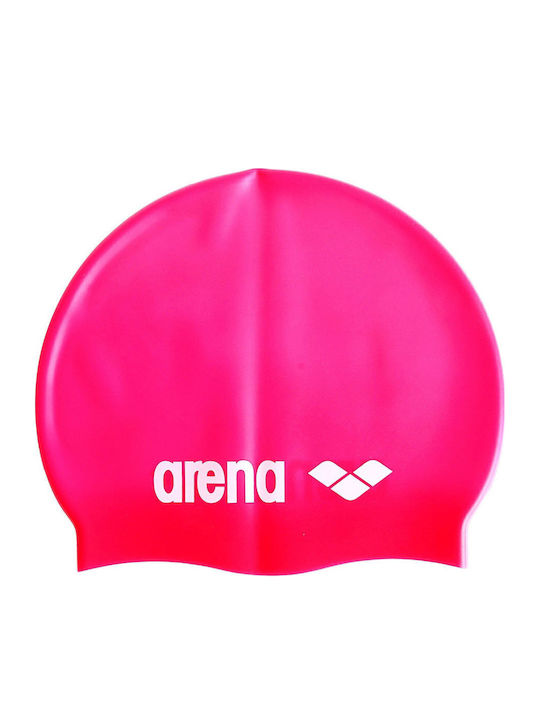 Kids Silicone Swimming Cap Arena Jr Pink